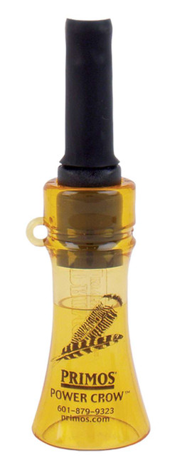Primos 330 Power Crow Open Call Crow Sounds Attracts Crow/Turkey Black/Yellow Plastic TSW|92494