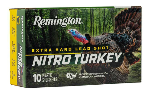 Remington Ammunition 26688 Nitro Turkey 12Gauge 2.75" 1 1/2oz 5Shot 10 Per Box/10 Case TSW|143278