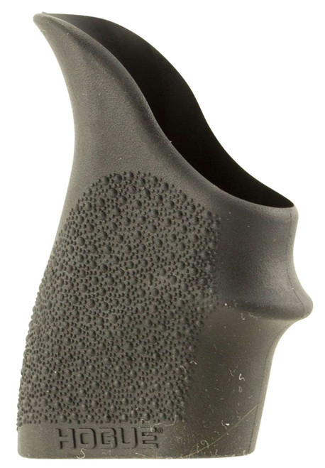 Hogue 18300 HandAll Beavertail Grip Sleeve made of Rubber with Textured Black Finish & Finger Groove for S&W M&P Shield (45); Kahr P-Series, CW (9 & 40) TSW|29203