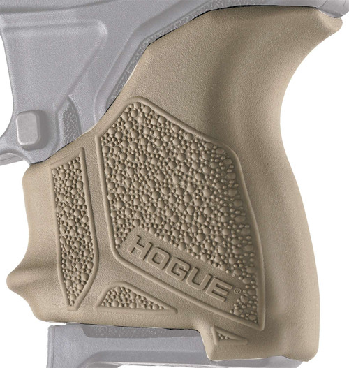 Hogue 18123 HandAll Beavertail Grip Sleeve made of Rubber with Textured Flat Dark Earth Finish for Ruger LCP II TSW|102655