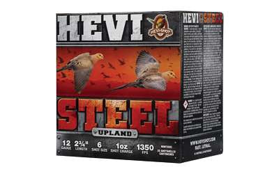 HEVI STL UPLND 12GA 2.75" #6 25/250 RSR|HEVIHS61266