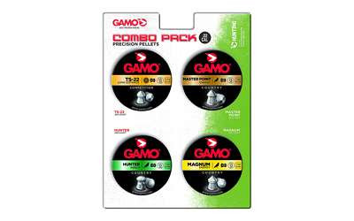 GAMO COMBO PACK ASSRTD .22 PEL RSR|GAM63209295554