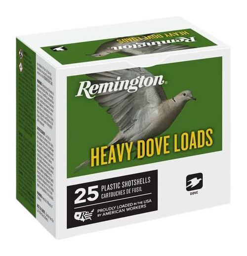 Remington Ammunition 28757 Heavy Dove Loads 12Gauge 2.75" 1 1/8oz 8Shot 25 Per Box/10 Case TSW|117189