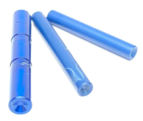 Cross Armory CRG5PSBL 3 Pin Set Dimpled Compatible w/Glock 17/19/26/34 Gen5 Blue Steel TSW|131274