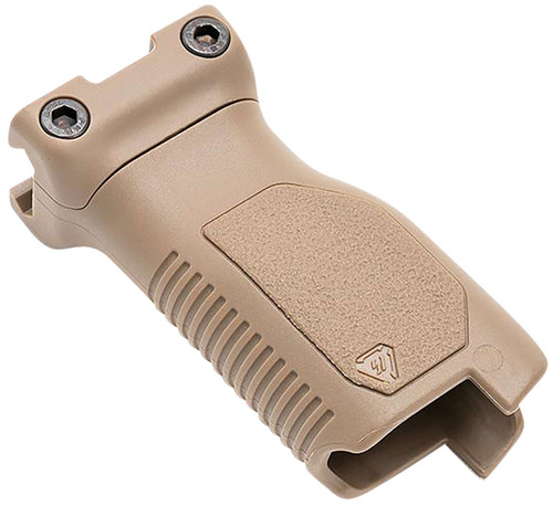 Strike Industries ARCMAGRAILLFDE Angled Vertical Grip Long Flat Dark Earth Polymer with Cable Management Storage for Picatinny Rail TSW|143890