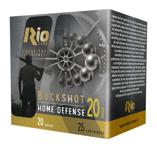 Rio Ammunition RB209 Royal Buck 20Gauge 2.75" 1 1/8oz 1Buck Shot 25 Per Box/10 Case TSW|158149
