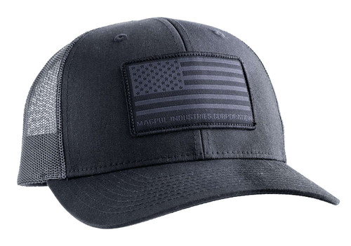 Magpul MAG1215-001 Standard Black Adjustable Snapback OSFA Structured Woven American Flag Patch TSW|141272