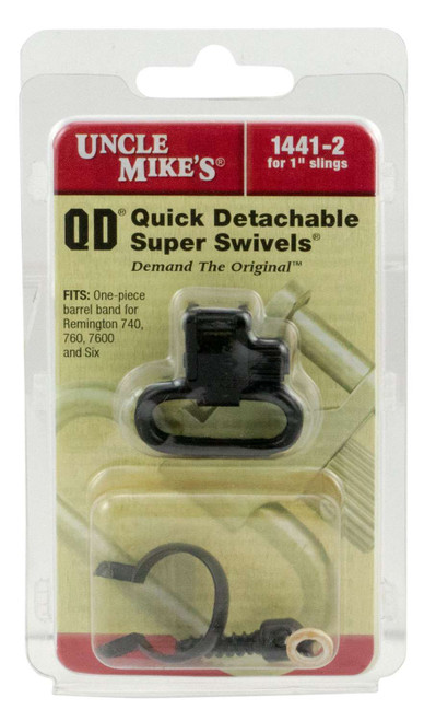 Uncle Mike's 14412 Super Swivel Quick Detach Blued 1" Loop for Remington 7600/ 760 (1969-Present) TSW|44143