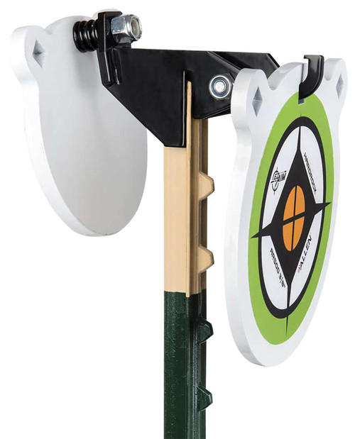 EZ-Aim 15634 Fence Topper Gong Hook & Recoil Spring Black/Brown Steel 7" TSW|152388