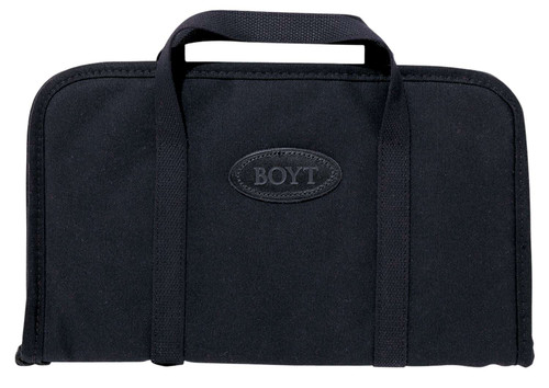Boyt Harness 0PP640003 Rectangular Pistol Rug Black Canvas Holds Handgun TSW|118697