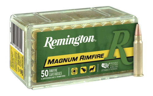 Remington Ammunition 20023 Magnum Rimfire 17HMR 17gr Jacketed Hollow Point 50 Per Box/40 Case TSW|143903