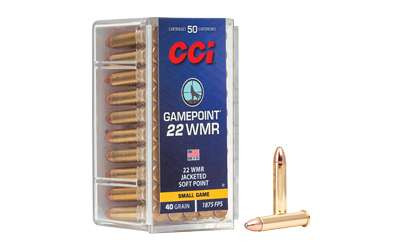CCI 22WMR 40GR GAMEPOINT 50/2000 RSR|CCI22