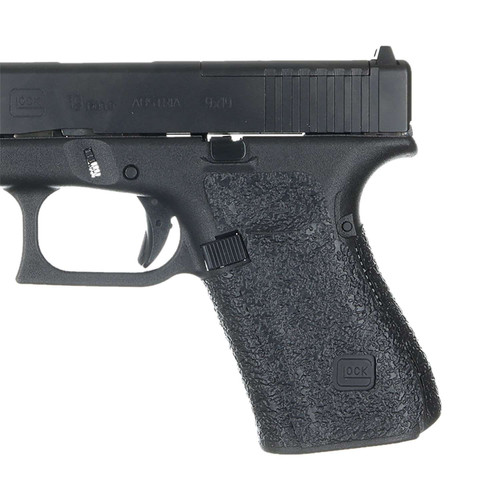 Talon Grips 383R Adhesive Grip Glock Gen5 19/23/25/32/38/44 w/Medium Backstrap, Black Textured Rubber TSW|45190