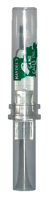 Haydel's Game Calls DR85 Double Reed Open Call Double Reed Mallard Sounds Attracts Ducks Clear Plastic TSW|81001