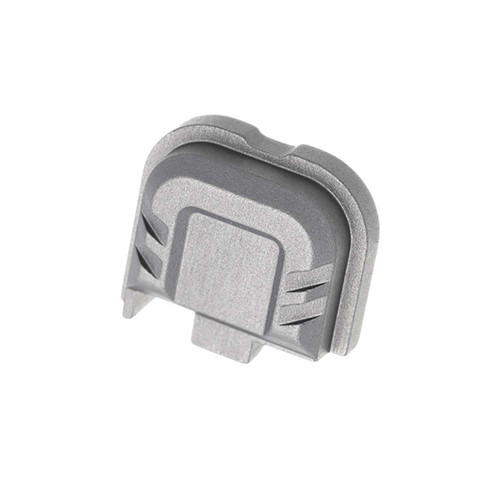 Tyrant CNC TDG43X48SPGREY Slide Cover Plate Chevron Design Glock 43x/48 Grey Aluminum TSW|189008