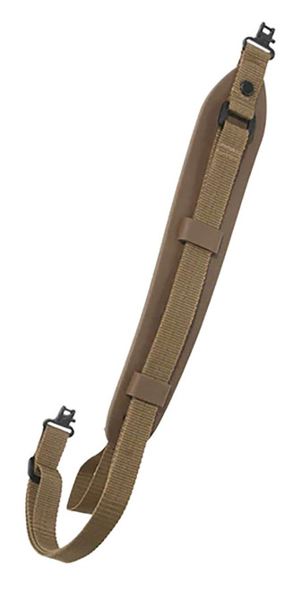 Outdoor Connection SGSS20971 Super Grip Sling Coyote Tan Nylon 48"-60" OAL Padded Rifle TSW|8439