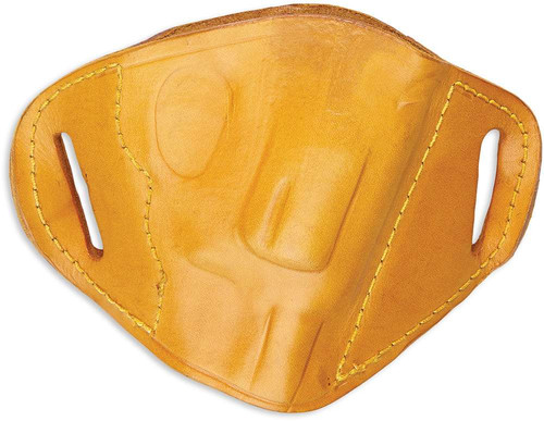 Bulldog MLTRS Molded OWB Tan Leather Belt Slide Fits S&W J Frame Fits 2-4" Barrel Right Hand TSW|94514