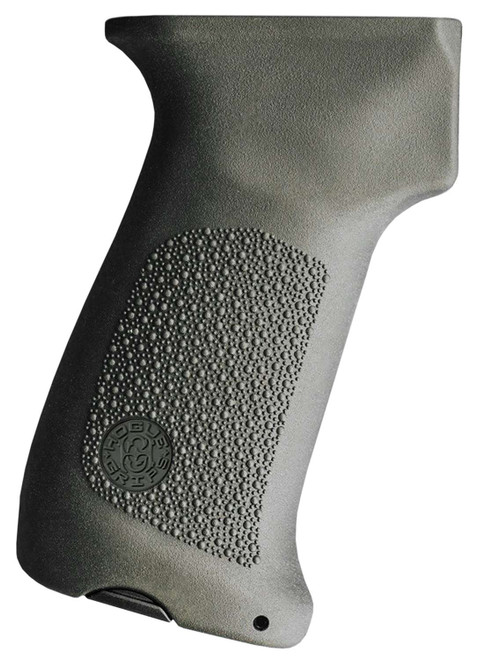 Hogue 74031 Pistol Grip w/o Finger Grooves OD Green Overmolded Rubber Fits AK-47/AK-74 TSW|187497