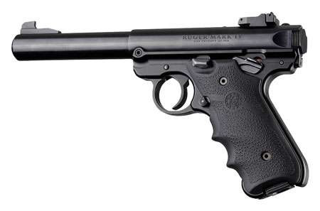 Hogue 79000 Rubber Grip Black with Finger Grooves for Ruger Mark IV TSW|110150