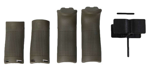 Glock 39844 Backstrap/Beavertail Set Battlefield Green Polymer TSW|173456