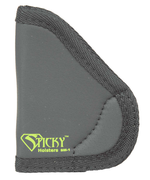 Sticky Holsters SM1 SM-1 IWB Size 1 Black/Green Latex Free Rubber Fits Beretta Tomcat/Bobcat Fits 2.40-2.75" Barrel Ambidextrous TSW|25485