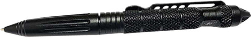 Uzi Accessories UZITACPEN2BK UZI Defender Black Aluminum Self Defense Pen Features Glass Breaker TSW|153576