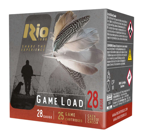Rio Ammunition RCHV286 Game Load 28Gauge 2.75" 1oz 6Shot 25 Per Box/10 Case TSW|158136