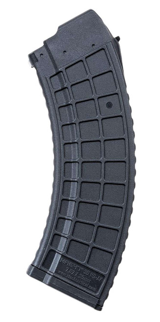 Xtech Tacitcal XTT1152BLKMAG47 Gen2 30rd Waffle 7.62X39 Fits AK-47 Black Stainless Steel TSW|169958