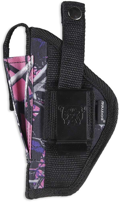 Bulldog FSN24MDG Extreme OWB Muddy Girl Camo Nylon Belt Loop/Clip Fits S&W J Frame Fits 2-2.50" Barrel Ambidextrous TSW|91831