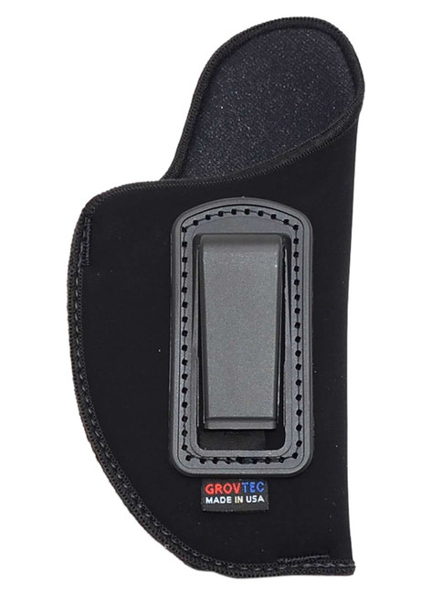 GrovTec US Inc GTHL14101R Inside The Pants IWB Size 01 Black Suede Belt Clip Fits Med Semi-Auto 3-4" Barrel Right Hand TSW|75666