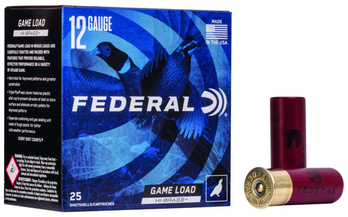 Federal H1265 Game-Shok High Brass 12Gauge 2.75" 1 1/4oz 5Shot 25 Per Box/10 Case TSW|117003