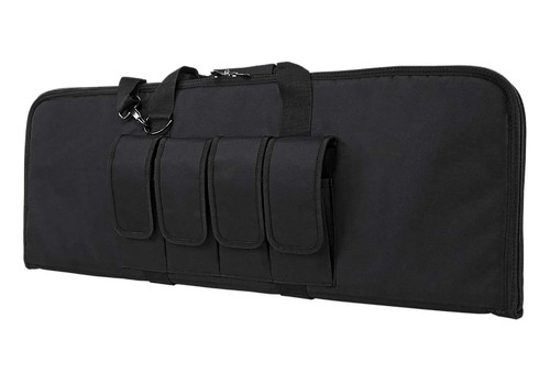 NcStar CVCP2960B36 VISM Carbine Case Black PVC Nylon w/ Lockable Zippers Pockets & Padded Carry Handle TSW|28130
