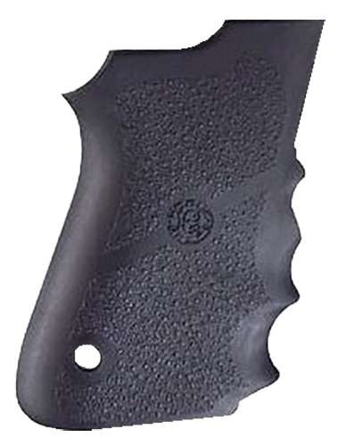 Hogue 69000 Rubber Grip Black Rubber with Finger Grooves for S&W 6906, Shorty 40, 4013 TSW TSW|86350
