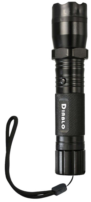 SKYLINE USA INC TLSGGDD Stun Gun Diablo Black Aluminum Features Flashlight TSW|164209