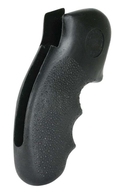 Hogue 19100 Monogrip Finger Grooves Black Nylon Cobblestone Finish Fits S&W K Frame with Round Butt TSW|82507