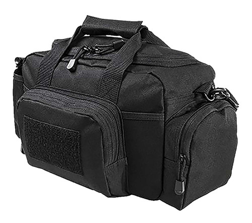 NcStar CVSRB2985B VISM Range Bag with Small Size, Side Pockets, PALs Webbing, Carry Handles, Pockets & Black Finish TSW|132544
