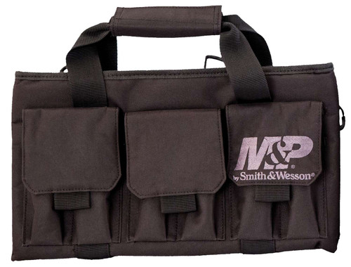 M&P Accessories 110028 Pro Tac Handgun Case Black Nylon Holds Handgun TSW|23944