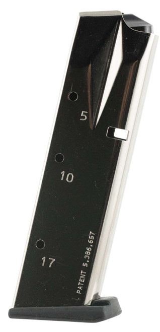Mec-Gar MGSW5917N S&W Nickel 17rd 9mm Luger for S&W 5900 Series/910/915/659 TSW|48133