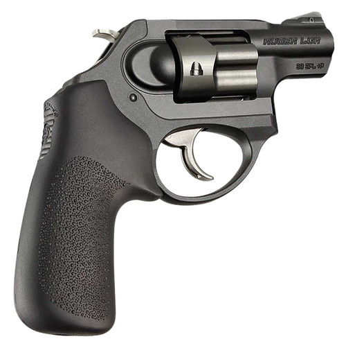 Hogue 78030 Tamer Black Rubber Cushion Grip without Finger Grooves for Ruger LCR, LCRx TSW|7065