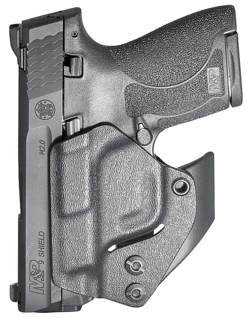 Mission First Tactical H2SWSHAIWBM Minimalist Holster IWB Black Polymer Belt Clip Fits S&W M&P Shield 2.0 9/40/Shield Plus/Shield 1.0 9/40 Ambidextrous TSW|143022