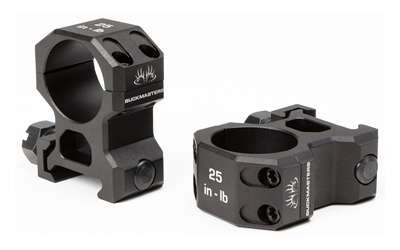SIG BUCKMSTRS RINGS 1" ALUM HIGH BLK RSR|SGSOA10035