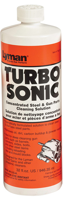 Lyman 7631715 Turbo Sonic Gun Parts Cleaning Solution Against Grease, Dust, Oil 32 oz Bottle