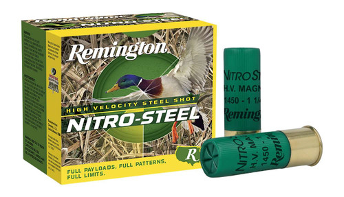Remington Ammunition 20798 Nitro-Steel High Velocity 12Gauge 3" 1 1/4oz 2Shot 25 Per Box/10 Case TSW|117117
