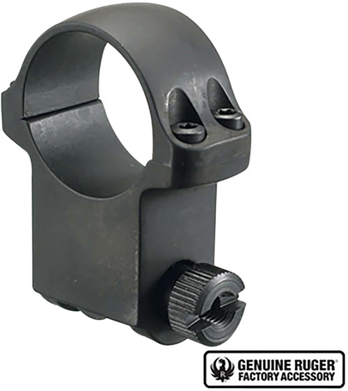Ruger 90280 6BHM Scope Ring Matte Black 1" Extra High TSW|50811