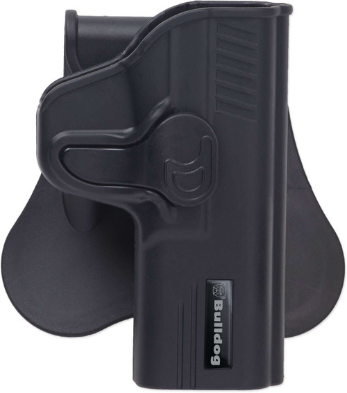 Bulldog RRG17 Rapid Release OWB Black Polymer Paddle Compatible w/Glock 17 Right Hand TSW|35419