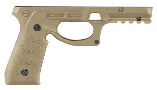 Recover Tactical BC2-02 Grip & Rail System Tan Polymer Picatinny for Most Beretta 92 & M9 Models TSW|142053