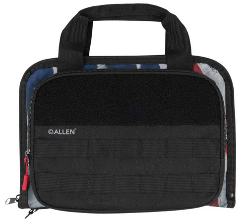 Allen 1122 Victory Taper Case Double Red/White/Blue Holds 2 Handguns TSW|189364