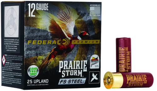 Federal PFSX147FS3 Premium Prairie Storm FS 12Gauge 2.75" 1 1/8oz 3Shot 25 Per Box/10 Case TSW|130664