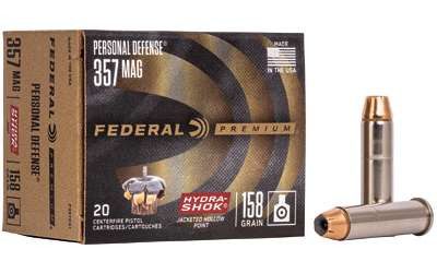 FED HYDRA-SHOK 357MAG 158GR 20/500 RSR|FE357HS1