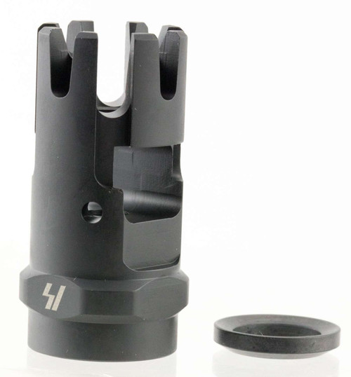 Strike Industries CCCOMP Checkmate Comp Black Steel with 1/2"-28 tpi Threads & 1.87" OAL for 223 Rem, 5.56x45mm NATO AR-Platform TSW|45090